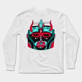 Turqred African Mask No 8 Long Sleeve T-Shirt